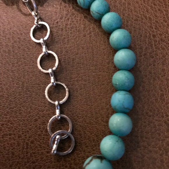 Real Turquoise Beads with Copper Veining. - Picture 7 of 7